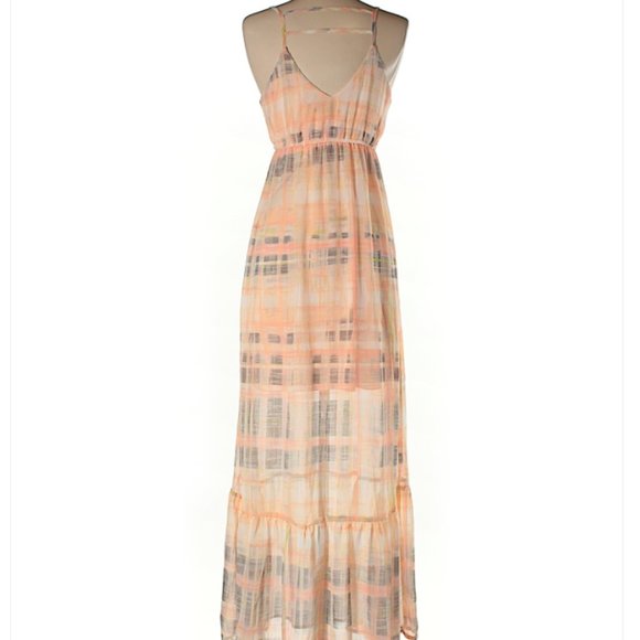 Maurices Peach Maxi Sundress S - Picture 2 of 5